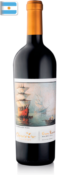 Claroscuro Bodega de Arte<BR><B style="font-size: 15px; line-height: 1.8;">Gran Reserva Malbec</B>
